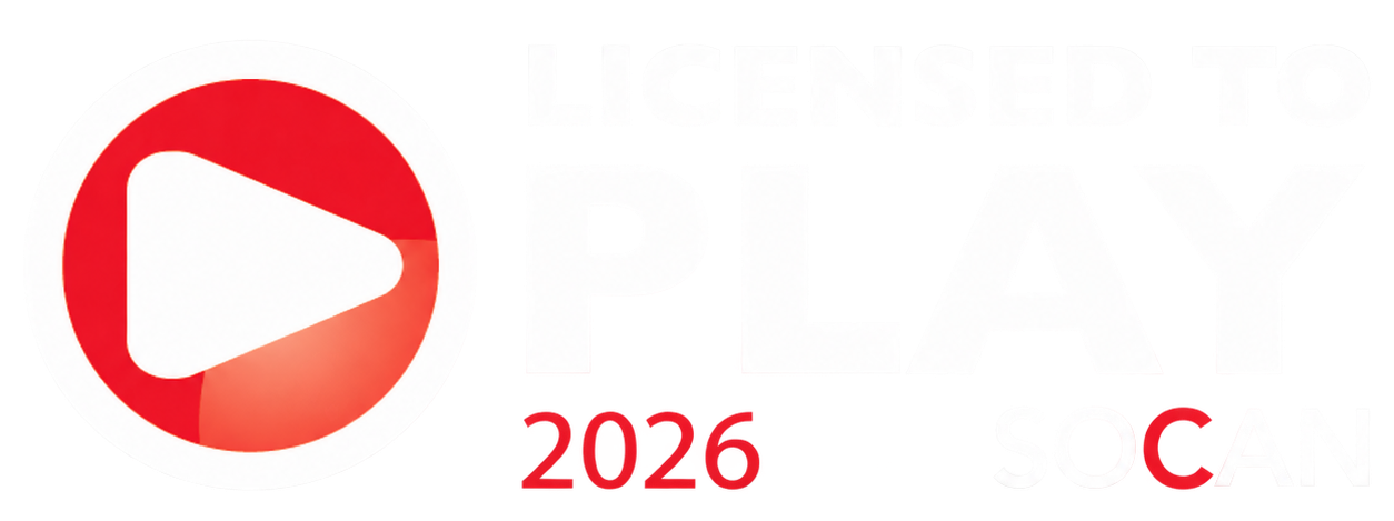 Licensed to Play 2026 SOCAN